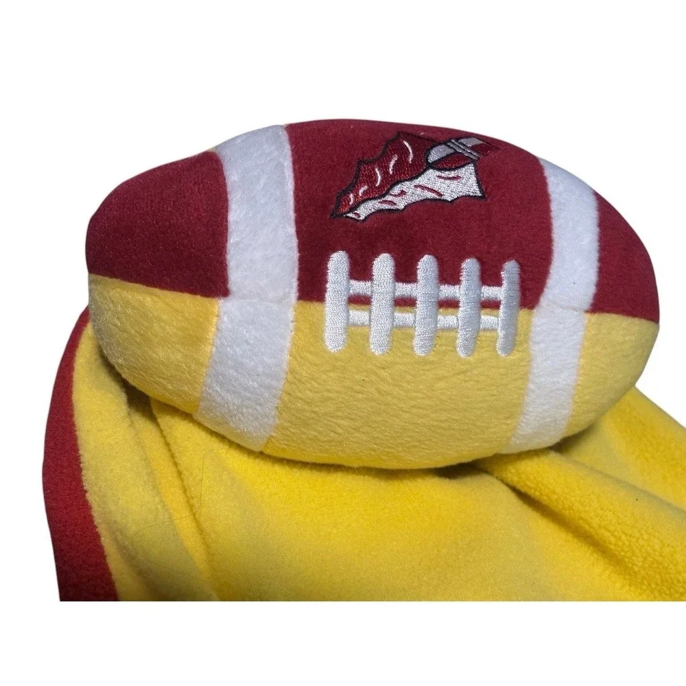 Florida State Seminoles NCAA Snuggle Ball Football Plush Lovey Blanket 2005